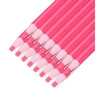 sourcing map Lot de 16 crayons de graisse à décoller - Marqueurs de couleur chinoise pour verre, métal, plastique, papier, crayons de cire non aiguisés pour coloriage, dessin, marquage - Rose