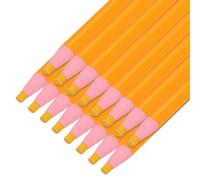 sourcing map Lot de 16 crayons de graisse à décoller - Marqueurs de couleur chinoise pour verre, métal, plastique, papier, crayons de cire non aiguisés pour coloriage, dessin, marquage - Jaune