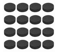 sourcing map Lot de 16 pieds d'isolation simple face pour haut-parleur, 20 mm x 5 mm en mousse antidérapante absorbant les chocs, tapis de support pour haut-parleur, HiFi, système audio Home Cinéma