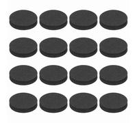 sourcing map Lot de 16 pieds d'isolation simple face pour haut-parleur, 25 mm x 5 mm en mousse antidérapante absorbant les chocs, tapis de support pour haut-parleur, HiFi, système audio Home Cinéma