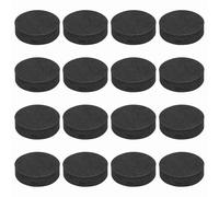 sourcing map Lot de 16 pieds d'isolation simple face pour haut-parleur, 35 mm x 10 mm en mousse antidérapante absorbant les chocs, tapis de support pour haut-parleur, HiFi, système audio Home Cinéma