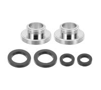 sourcing map Lot de 2 adaptateurs d'aérateur de robinet, M14 mâle vers M22 mâle avec rondelle, 10 mm de long