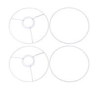 sourcing map Lot de 2 anneaux pour abat-jour en fer revêtu au four Diamètre 180 mm