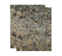 sourcing map Lot de 2 autocollants à effet vague d'eau artificielle pour maison de poupée, paysages miniatures, marron clair, 29,7 x 21 cm