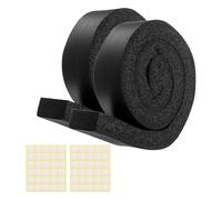 sourcing map Lot de 2 bandes d'étanchéité en mousse de 1 m, 2,5 cm de large x 5,1 cm d'épaisseur, ruban d'étanchéité en mousse à cellules ouvertes pour climatiseur haute densité, pour portes, fenêtres