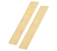 sourcing map Lot de 2 barres plates H62 en laiton massif, 0,3 x 2,5 x 15,2 cm, barres carrées en laiton massif pour la fabrication de couteaux, artisanat, décoration architecturale, industrie,