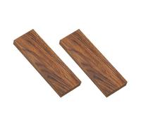 sourcing map Lot de 2 blocs de bois exotique naturel pour le travail du bois, les projets d'artisanat, la sculpture sur bois, 11,9 x 4,1 x 1 cm, marron et rouge