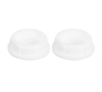 sourcing map Lot de 2 bouchons blancs en caoutchouc étanches pour trou de 44 mm