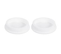 sourcing map Lot de 2 bouchons blancs en caoutchouc étanches pour trou de 71 mm