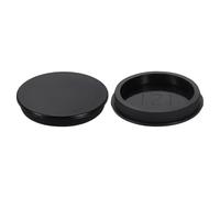 sourcing map Lot de 2 bouchons en silicone pour trou, bouchons ronds en caoutchouc imperméables, bouchons d'obturation en tube pour trou de 120 mm / 4,72 pouces pour baignoire et bouteille, noir