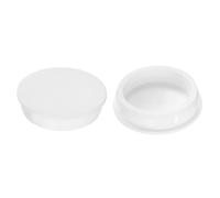 Sourcing Map - Lot de 2 bouchons en silicone pour trous de 67 mm / 2,64", bouchons ronds en caoutchouc étanches pour bouteilles, bouchons d'extrémité de tube et de tuyau, blanc