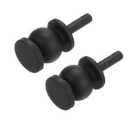 sourcing map Lot de 2 boules en caoutchouc anti-vibrations pour appareil photo quadrirotor FPV M3 x 25 mm Noir