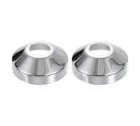 sourcing map Lot de 2 brides de bras de douche, 6,9 cm de diamètre extérieur et 2,7 cm d'épaisseur en acier inoxydable en forme de corne de plomberie pour bras de pommeau de douche de 2,5 cm de