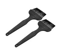 sourcing map Lot de 2 brosses antistatiques 25 x 55 mm avec poignée en polypropylène et nylon anti-statique pour clavier d'ordinateur électronique, noir