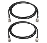 sourcing map Lot de 2 câbles BNC mâle vers mâle 12 m 12 G-SDI 75 Ohm RG6 coaxial pour caméra de surveillance prend en charge HD-SDI/3G-SDI/6G-4K/8K