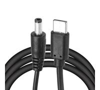 sourcing map Lot de 2 câbles d'alimentation rapide USB C vers DC PD de 2 m, 5,5 mm x 2,1 mm, 15 W/5 V DC, entrée de type C, adaptateur jack 3 A pour routeur, appareil photo, boîte TV, lampe de bureau