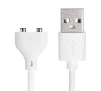 sourcing map Lot de 2 câbles de charge USB CC magnétiques de 8 mm, polarité unique (S-S) pour jouets rechargeables, nettoyant pour le visage, brosse à dents électrique (blanc, 2 pièces)