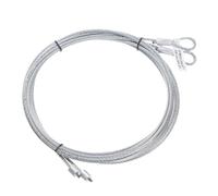 sourcing map Lot de 2 câbles de porte de garage de 2,8 mètres 9,6 pieds, câble de ressort de torsion de 3 mm de diamètre en acier galvanisé