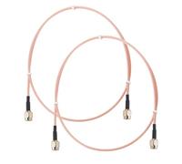 sourcing map Lot de 2 câbles d'extension d'antenne SMA, trou intérieur mâle vers broche intérieure mâle RG316, câble coaxial à faible perte pour système réseau 0-6G antenne radio WLAN