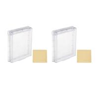 sourcing map Lot de 2 cache-prises électriques étanches de type 86 - Protection universelle pour prise murale - Pour salle de bain - Transparent - 11,2 x 10 x 2,2 cm