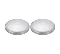 sourcing map Lot de 2 capuchons de poteau de clôture à maillons de chaîne de 220 mm, capuchons de poteau extérieurs galvanisés ronds pour tuyaux de 220 mm OD pour pièces de clôture à maillons de