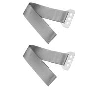 sourcing map Lot de 2 ceintures de lit en nylon de 25 cm - Sangles de rechange pour rangement hydraulique - Cadre de lit, canapé, matelas, tapisserie d'ameublement - Bleu gris