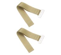 sourcing map Lot de 2 ceintures de lit en nylon de 38 cm - Sangles de rechange pour rangement hydraulique - Cadre de lit, canapé, matelas, tapisserie d'ameublement - Kaki