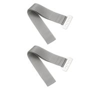 sourcing map Lot de 2 ceintures de lit en nylon de 38 cm - Sangles de rechange pour rangement hydraulique - Cadre de lit, canapé, matelas, tapisserie d'ameublement - Gris et bleu