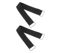 sourcing map Lot de 2 ceintures de rangement à soulever - 50 cm - En nylon - Sangles de rechange pour rangement hydraulique de lit, canapé, matelas, meubles d'ameublement, déménagement - Noir