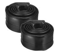 sourcing map Lot de 2 chambres à air de 66 cm de largeur pour vélo en caoutchouc de 1,5 mm avec valve standard de 32 mm pour VTT VTT Dirt Bike