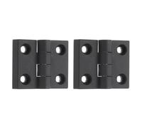 sourcing map Lot de 2 charnières réglables à 180 degrés, 50 mm x 60 mm, charnières de table verrouillables en nylon, charnières de porte rabattables à deux battants pour boîtes en bois, salle à manger