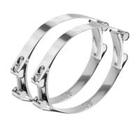 sourcing map Lot de 2 colliers de serrage en T 45-55 mm en acier inoxydable 304 à double tête réglable pour tuyaux de radiateur industriels