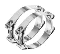 sourcing map Lot de 2 colliers de serrage en T 85-95 mm en acier inoxydable 304 à double tête réglable pour tuyaux de radiateur industriels