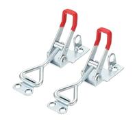 sourcing map Lot de 2 colliers de serrage réglables M5 x 28 mm Capacité de charge de 100 kg Style 4001 Loquets à libération rapide avec trou de verrouillage pour couvercle de fumoir Boîte à outils