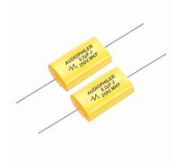 sourcing map Lot de 2 condensateurs diviseurs haute fréquence 8,2 uF 277 V pour haut-parleur audio Crossover sans polarité en polypropylène MKP