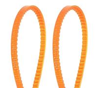 sourcing map Lot de 2 courroies de machine à coudre standard MB Series MB380 - Courroie trapézoïdale triangulaire avec denture unique pour machine à coudre électrique domestique à l'ancienne