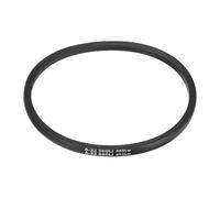 sourcing map Lot de 2 courroies en caoutchouc enveloppées A22, section A, 61 cm de circonférence extérieure x 1,3 cm de largeur x 0,8 cm d'épaisseur, courroie de transmission d'énergie industrielle