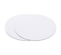 sourcing map Lot de 2 couvercles d'aération magnétiques ronds de 16,5 cm de diamètre pour grille d'aération standard, pour mur, sol, plafond, chauffage, chauffage, four de cheminée, noir et blanc