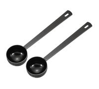 sourcing map Lot de 2 cuillères à mesurer de 20 ml à long manche pour café moulu, café, thé, sucre, cuisine, pâtisserie, noir