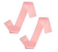 sourcing map Lot de 2 écharpes en satin vierges unies pour concours de beauté, décorations de fête pour femme, mariée, anniversaire, mariage, remise de diplôme, loisirs créatifs, champagne - 180,3 x