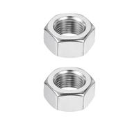 sourcing map Lot de 2 écrous hexagonaux M16 x 1,5 mm en acier inoxydable 304 à filetage fin 24 mm de largeur, 13 mm de hauteur pour machines automobiles et industrielles