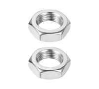 sourcing map Lot de 2 écrous hexagonaux M18 x 1,5 mm en acier inoxydable 304 à filetage fin, 27 mm de largeur, 9 mm de hauteur, pour machines automobiles et industrielles