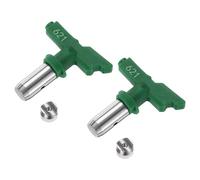 sourcing map Lot de 2 embouts de pulvérisation réversibles pour pulvérisateur sans air 621 - Buses de pulvérisation de peinture pour maison, jardin, clôtures, vert