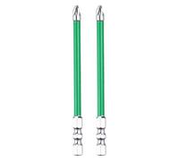 sourcing map Lot de 2 embouts de tournevis à percussion d'électricien FPZ2 de 10,2 cm avec tige hexagonale S2 magnétique fendue Phillips pour disjoncteur à air électrique, argent/vert
