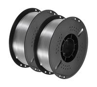 sourcing map Lot de 2 filaments PETG pour imprimante 3D, 1,75 mm, 1 kg, haute précision, résistant à l'humidité, résistance supérieure, brillant, transparent