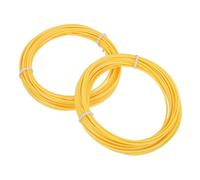 sourcing map Lot de 2 filaments PLA pour stylo d'impression 3D, 1,75 mm de diamètre et 10,1 m de long pour stylo d'impression 3D de 1,75 mm, jaune