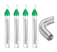 sourcing map Lot de 2 fils à souder en colophane, 1,5 mm de diamètre, sans plomb, 20 g de chaque fil métallique portable pour soudure électrique, circuits imprimés, bricolage, soudage