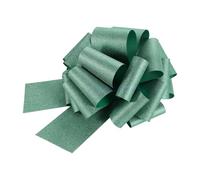 sourcing map Lot de 2 grands nœuds à paillettes pour emballage cadeau, 30,5 cm, vert pour paniers de mariage, cadeaux, fête de Noël