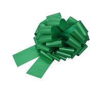 sourcing map Lot de 2 grands nœuds à paillettes pour emballage cadeau, 40,6 cm, vert foncé