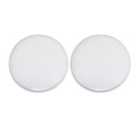 sourcing map Lot de 2 grilles de haut-parleur sans cadre Blanc 183 x 193 x | Grille de protection universelle en métal pour haut-parleur de voiture et audio 20,3 cm